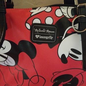 A Loungefly Minne Mouse purse